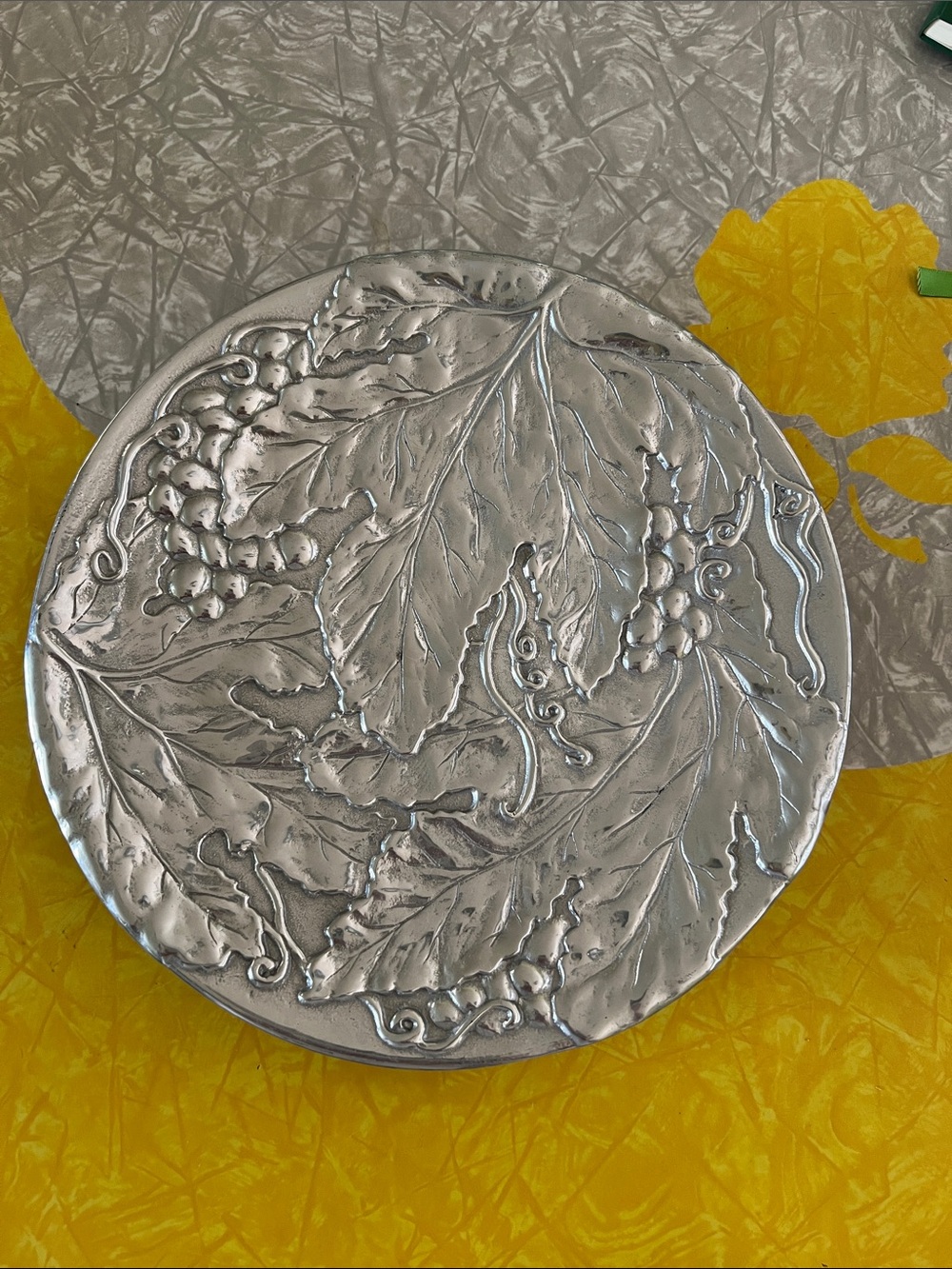 Pewter Holloware Serving Plate- 11 inch